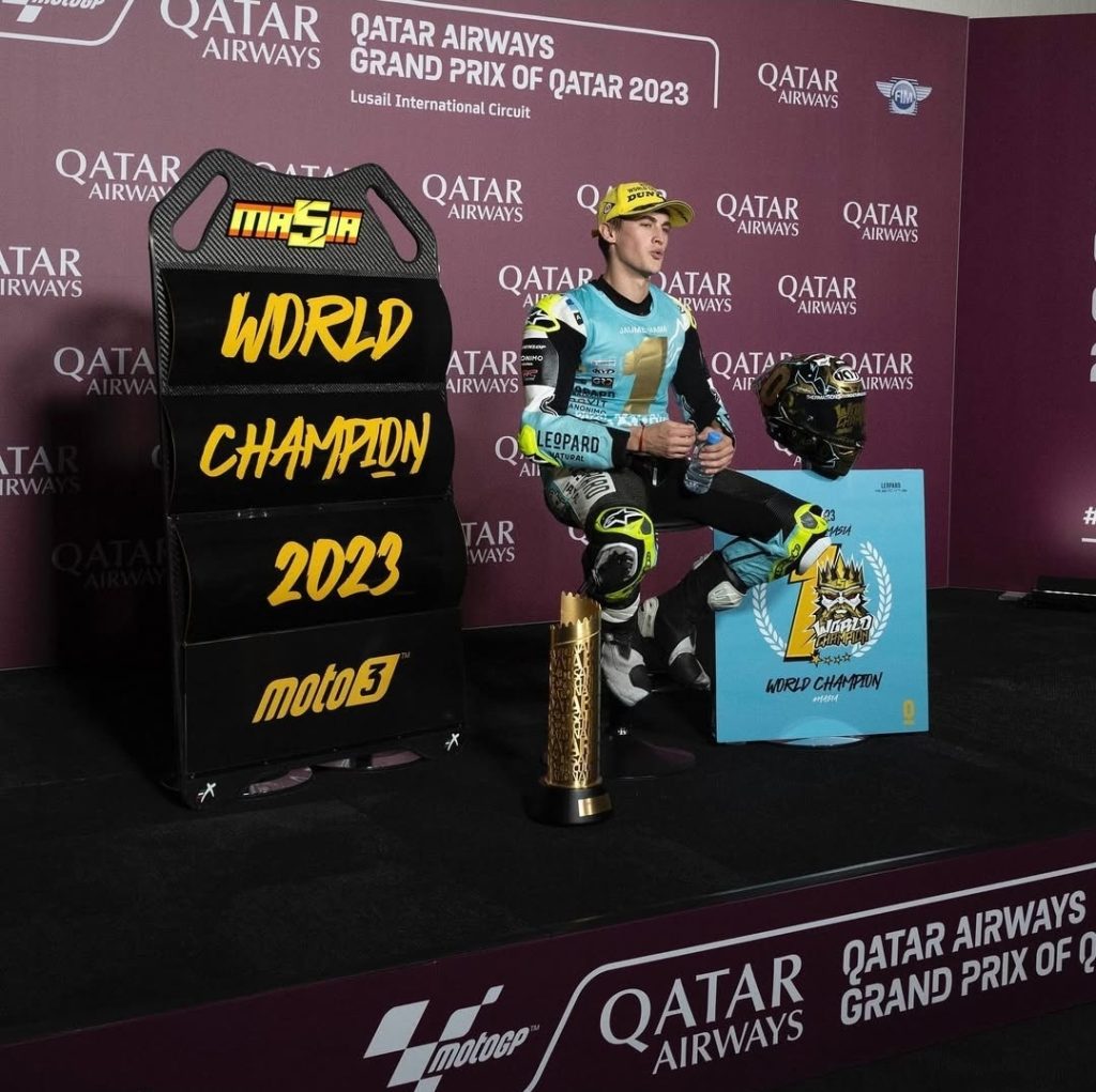 Five days of training camp with 2023 Moto 3 champion